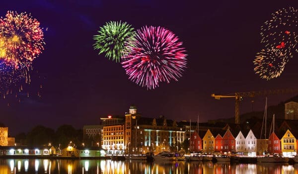 Fyrverkeri i Bergen