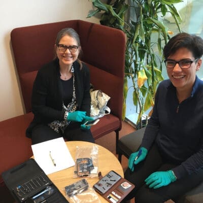 NILU-forskerne Hilde Uggerud og Golnoush Abbasi