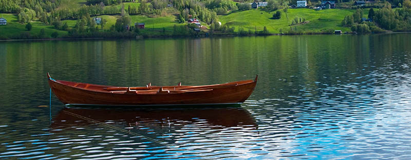 Oselver, en trebåt mye brukt på sørvestlandet.